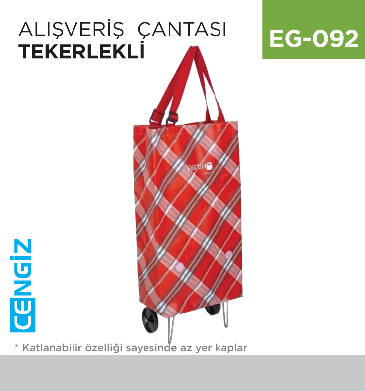 +ALIŞVERİŞ ÇANTASI TEKERLEKLİ (PAT58100)
