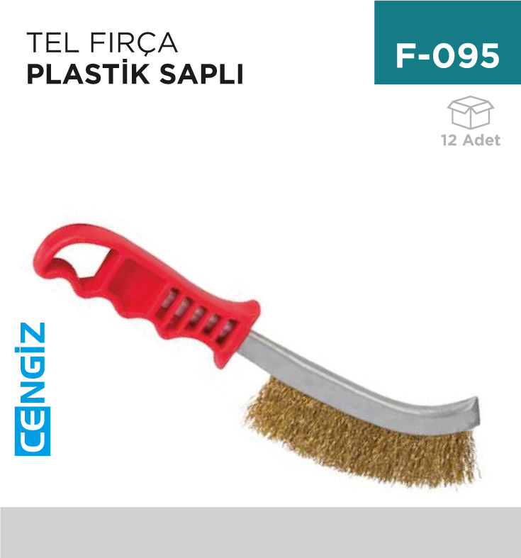 TEL FIRÇA PLASTİK SAPLI