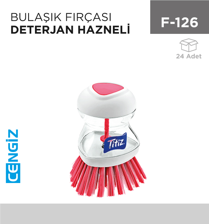 BULAŞIK FIRÇASI DETERJAN HAZNELİ (TP-110)