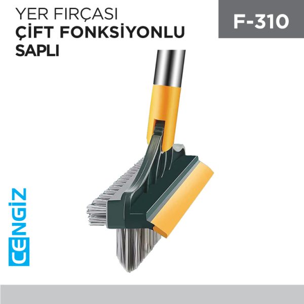 YER FIRÇASI ÇİFT FONKSİYONLU SAPLI