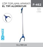 ÇÖP TOPLAMA APARATI EL TİPİ ALÜMİNYUM (LP600)