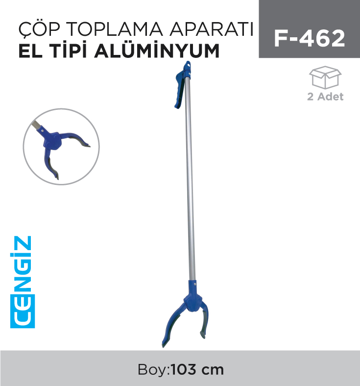 ÇÖP TOPLAMA APARATI EL TİPİ ALÜMİNYUM (LP600)