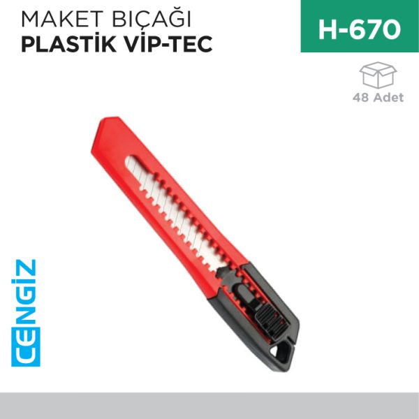 MAKET BIÇAĞI PLASTİK VİP-TEC (875107)