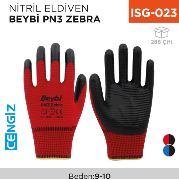 NİTRİL ELDİVEN BEYBİ PN3 ZEBRA