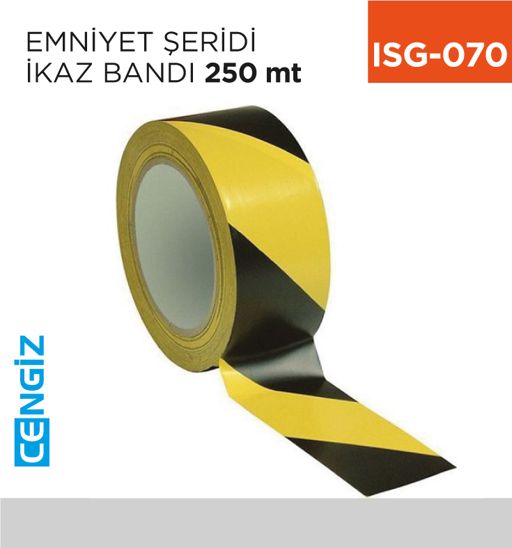 EMNİYET ŞERİDİ İKAZ BANDI 250 MT (BNU305E)