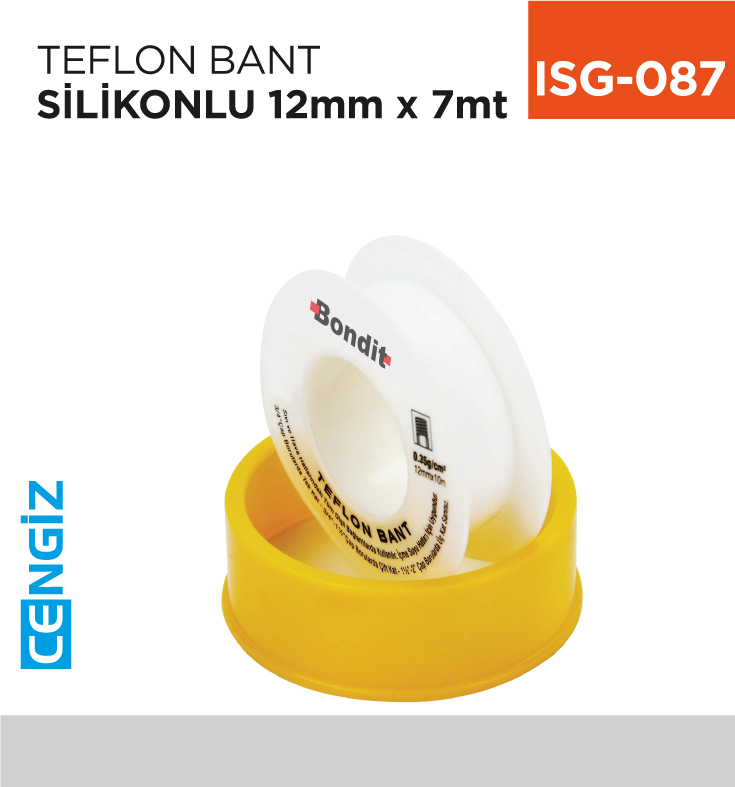 TEFLON BANT 12 MM*7 MT (BNT 10)