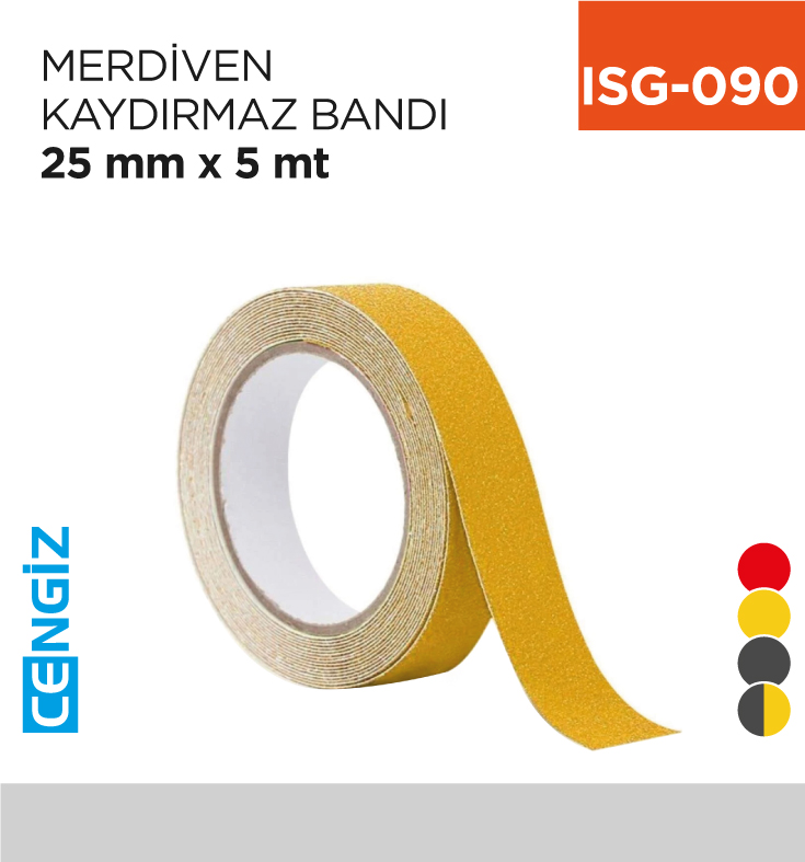 MERDİVEN KAYDIRMAZ BANDI 25 MM*5 MT