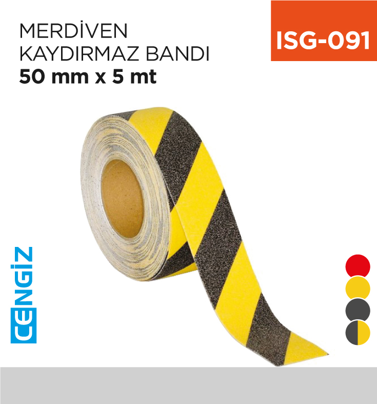 MERDİVEN KAYDIRMAZ BANDI 50 MM*5 MT