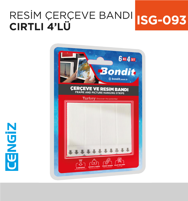 RESİM ÇERÇEVE BANDI CIRTLI 4LÜ (BNMD1964)