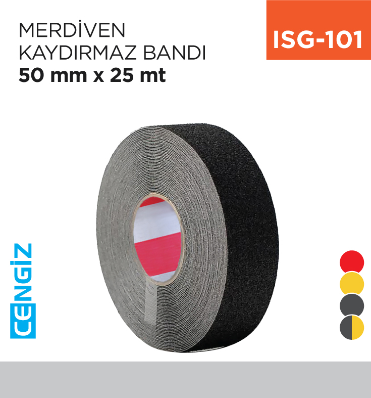 MERDİVEN KAYDIRMAZ BANDI 50 MM*25 MT