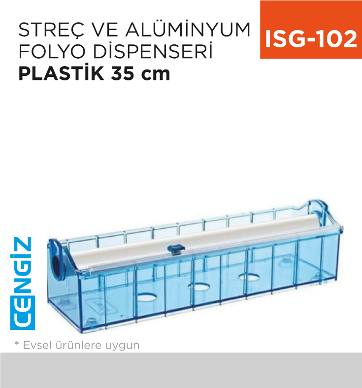 STREÇ&amp;AL. FOLYO DİSP. PLASTİK 35 CM (S-35)