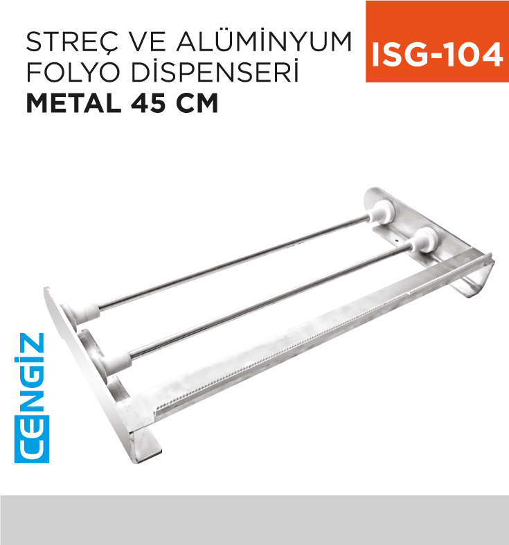 STREÇ&amp; AL. FOLYO DİSP. METAL 45 CM 3830-45
