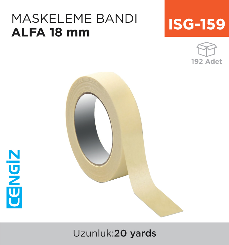 MASKELEME BANDI ALFA 18 MM * 20 YDS