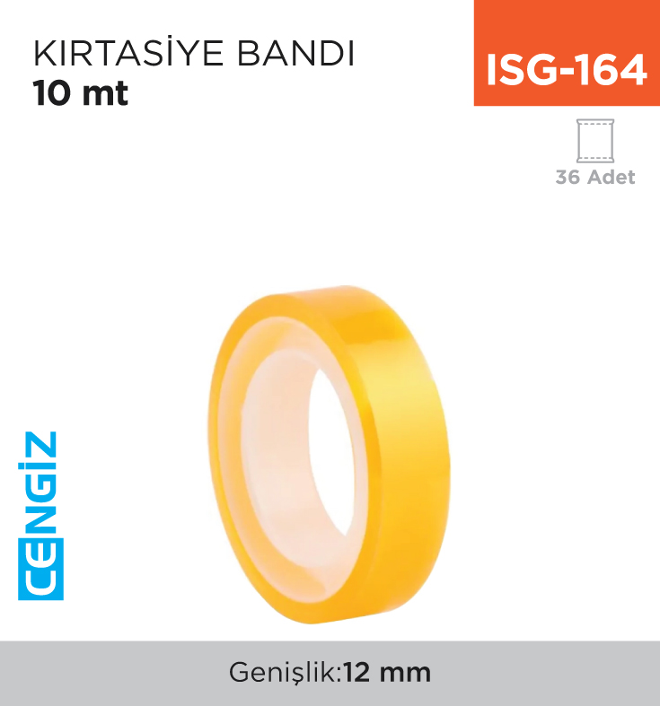KIRTASİYE BANDI 12 MM*10 MT