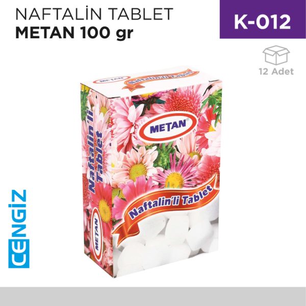 NAFTALİN TABLET METAN 100 GR