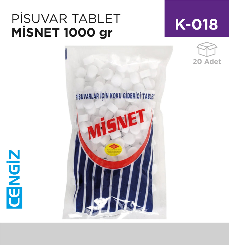 PİSUVAR TABLET MİSNET 1000 GR