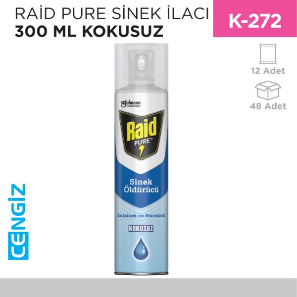 RAİD PURE SİNEK İLACI 300 ML KOKUSUZ (337638)