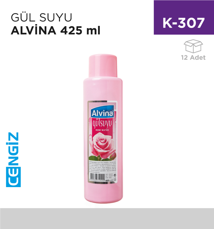 GÜL SUYU ALVİNA 400 ML
