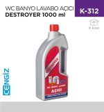 WC BANYO LAVABO AÇICI SIVI DESTROYER 1000 ML