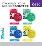 ÇOK AMAÇLI KOKU GİDERİCİ DİSCOVER 2Lİ (148-051-52-53)
