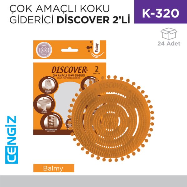 ÇOK AMAÇLI KOKU GİDERİCİ DİSCOVER 2Lİ (148-051-52-53)