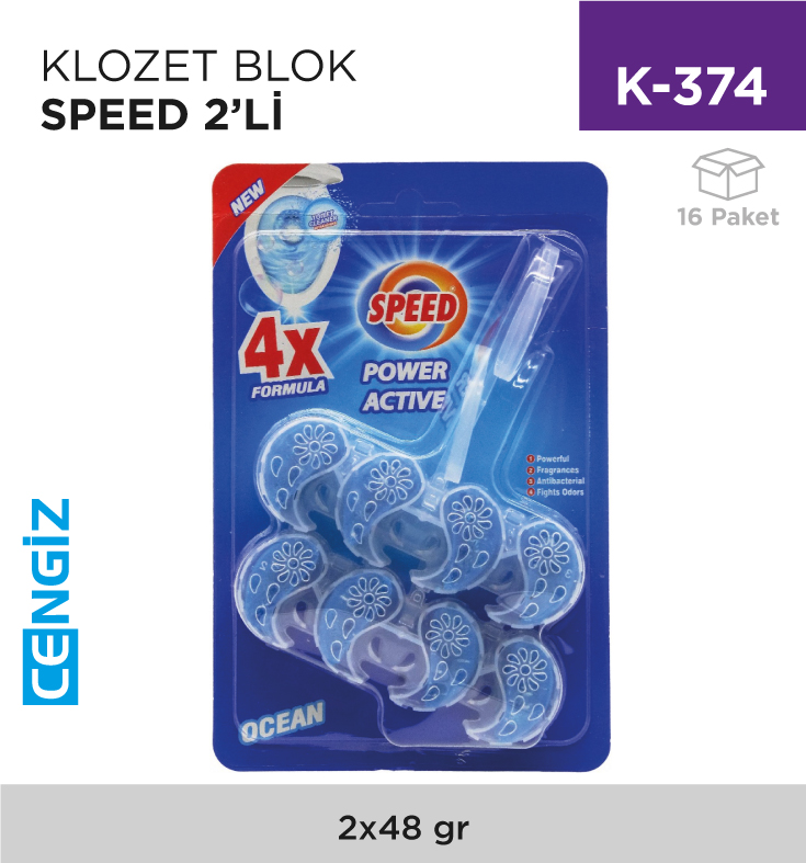 KLOZET BLOK SPEED 2Lİ (2*48 GR) (1203)
