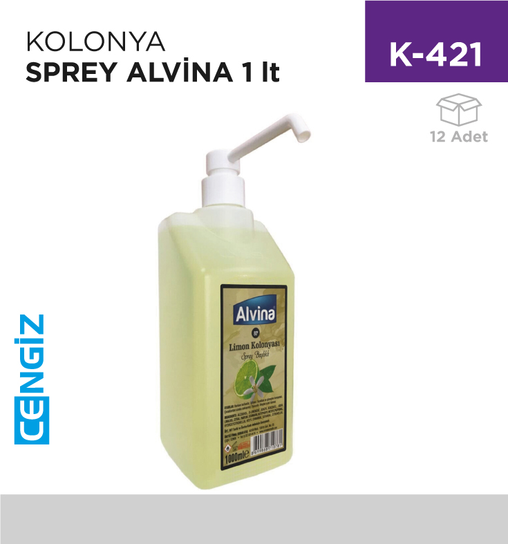 KOLONYA SPREY ALVİNA 1 LT