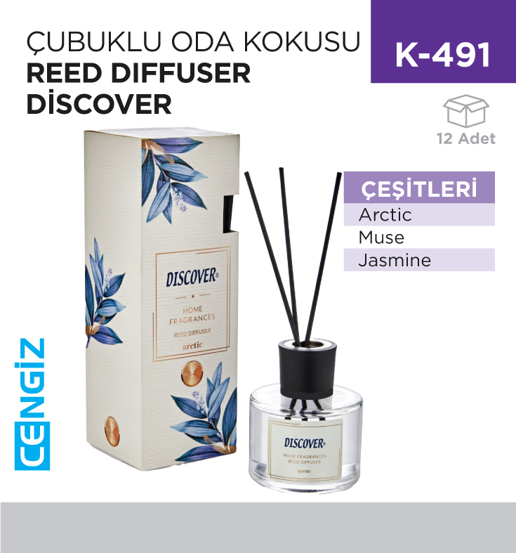ÇUBUKLU ODA KOKUSU DİSCOVER REED DIFFUSER (DSR8432-01-02-03)