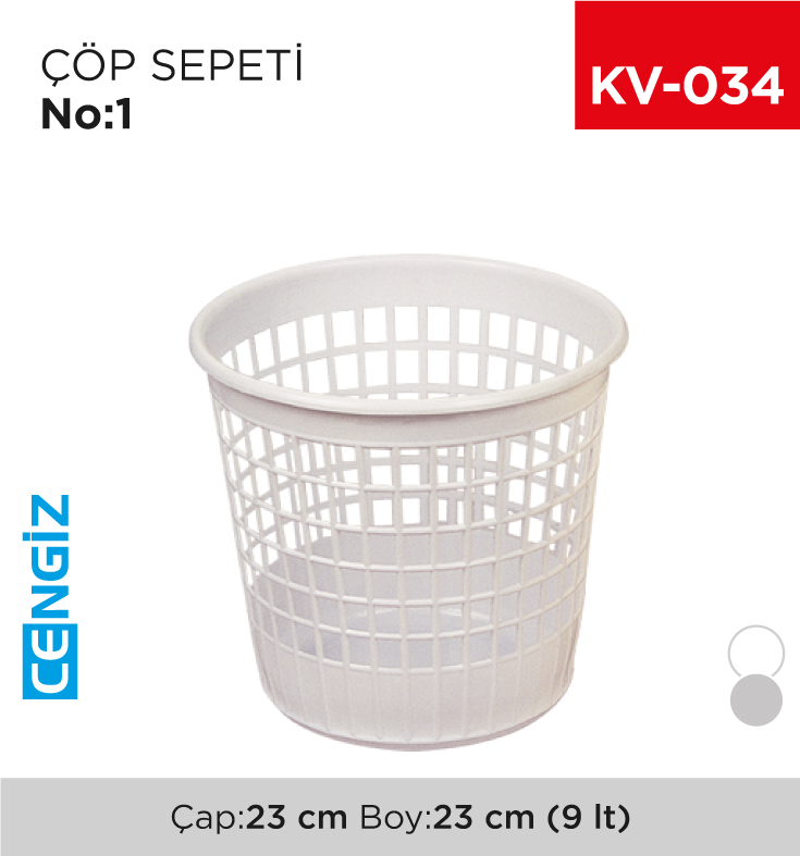 ÇÖP SEPETİ NO:1 (9 LT) (2110)