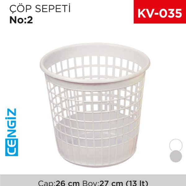 ÇÖP SEPETİ NO:2 (13 LT)(2105)
