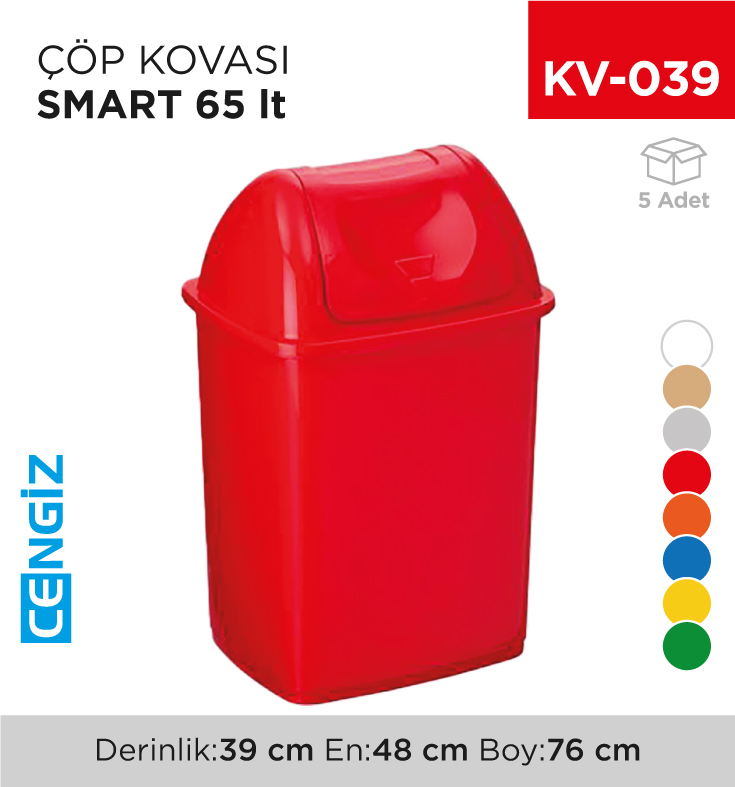 SMART ÇÖP KOVASI 65 LT (4194)
