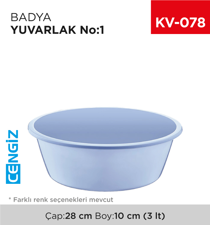 BADYA YUVARLAK NO:1 (3 LT) (E-155)