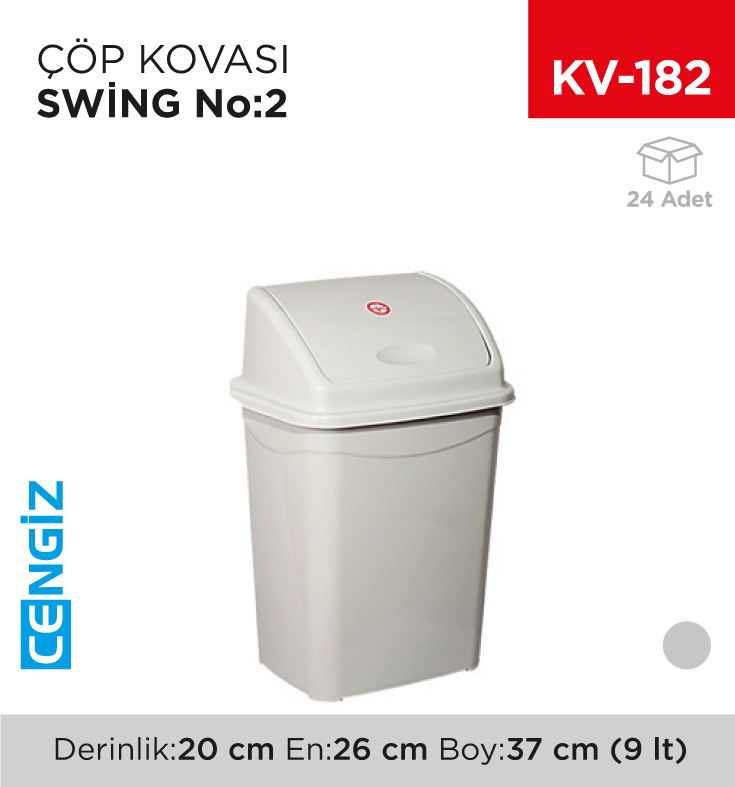 SWİNG ÇÖP KOVASI NO:2 (9 LT) (UP 116)
