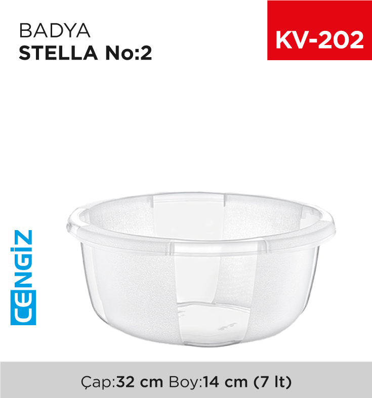 BADYA STELLA ŞEFFAF NO:2 (7 LT) (E-174)