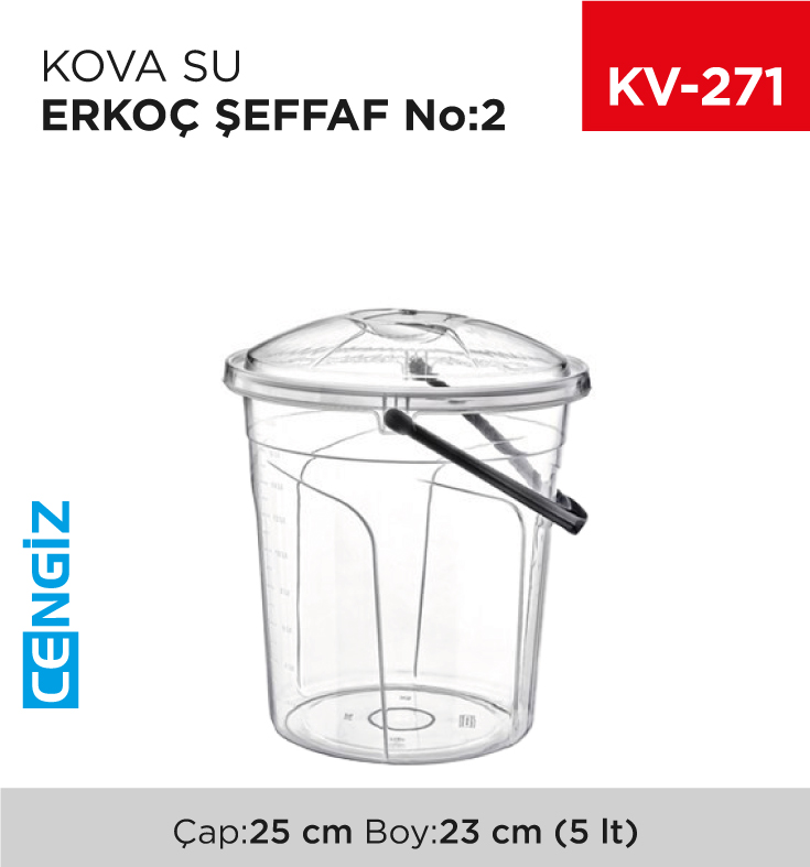 KOVA SU NO:2 ERKOÇ ŞEFFAF (E-319)