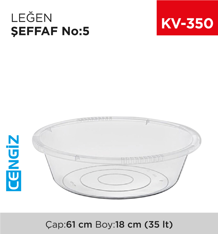 LEĞEN ŞEFFAF NO:5 (35 LT) ( E-424)