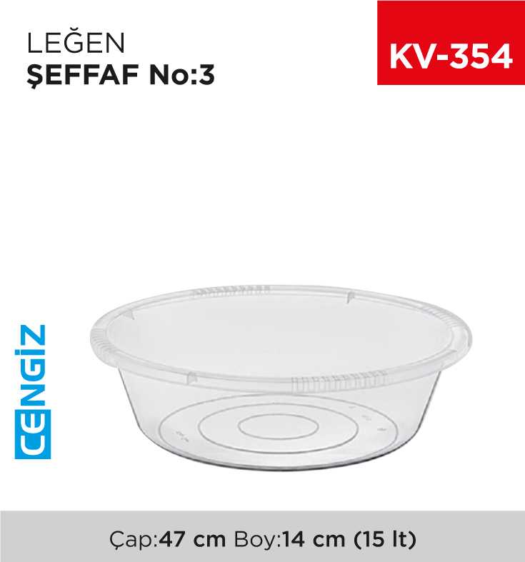 LEĞEN ŞEFFAF NO:3 (15 LT) (E-422)