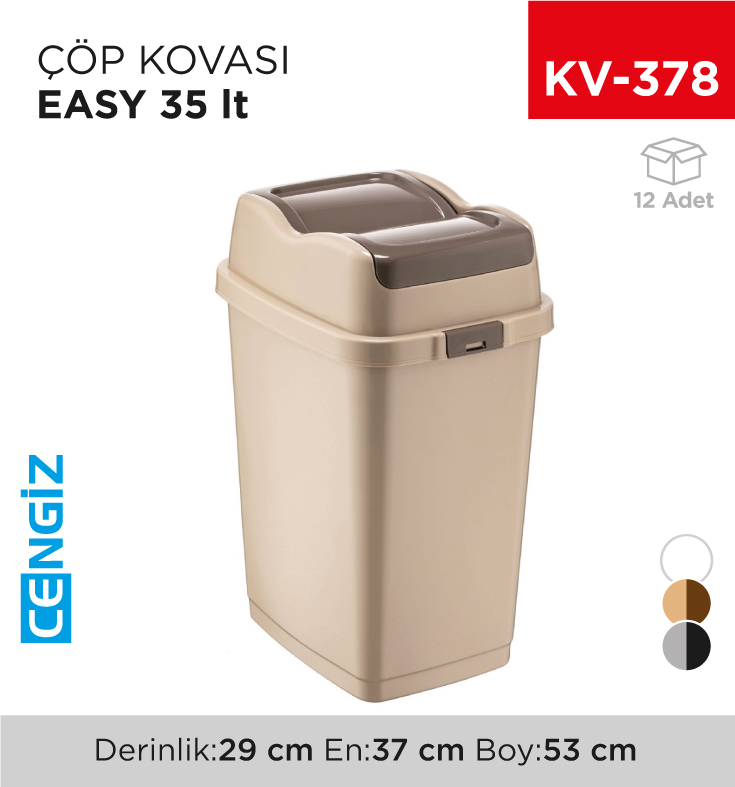 EASY ÇÖP KOVASI 35 LT (09714)