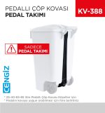 PEDALLI ÇÖP KOVASI PEDAL TAKIMI(85-65-40-25 LT)