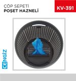 ÇÖP SEPETİ POŞET HAZNELİ 12 LT (8461)