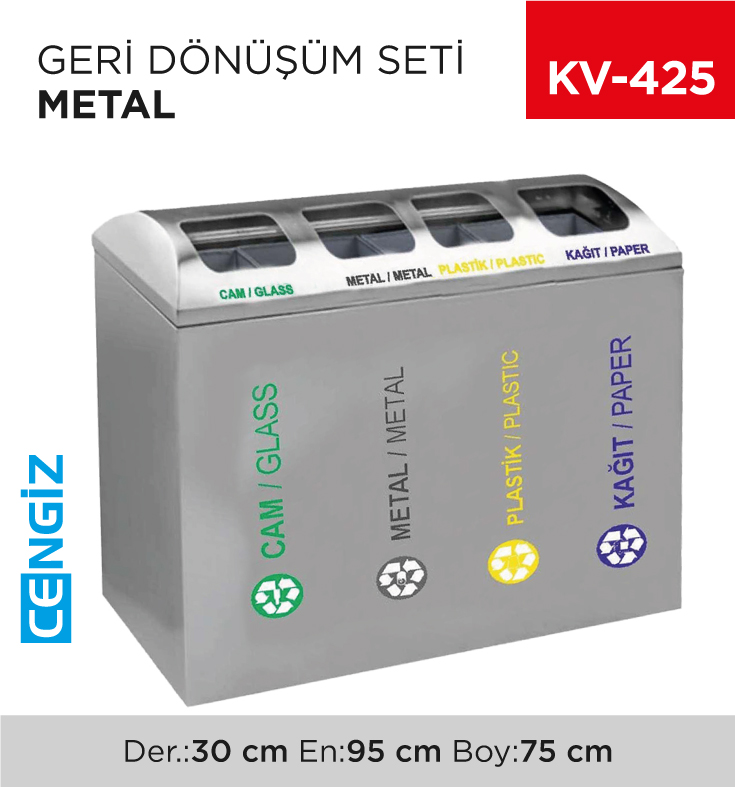 GERİ DÖNÜŞÜM SETİ 1848 METAL