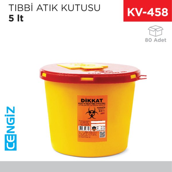 TIBBİ ATIK KUTUSU 5 LT