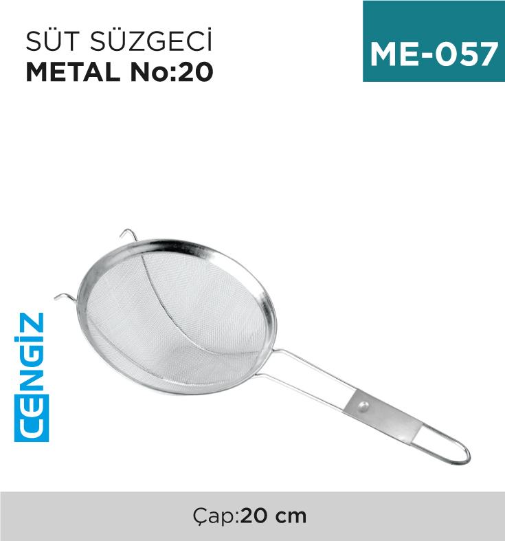 SÜT SÜZGECİ METAL NO:20
