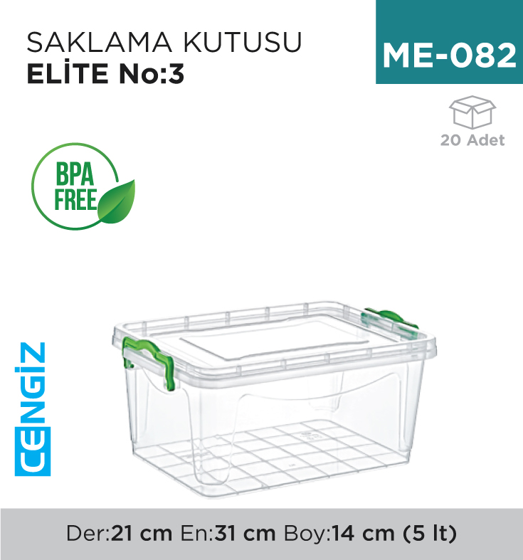 SAKLAMA KUTUSU NO:3 ELİTE 5 LT (2680)