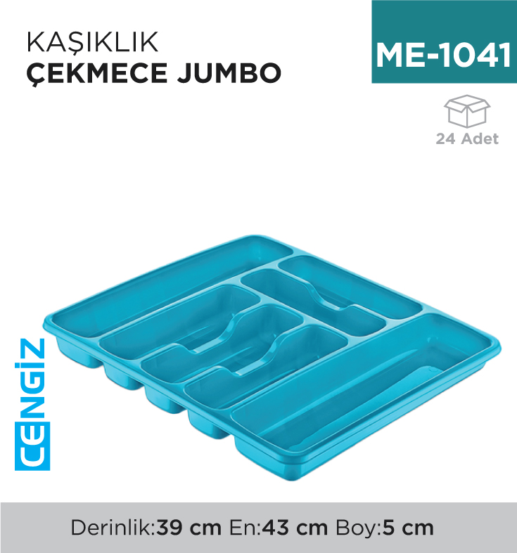 KAŞIKLIK ÇEKMECE ŞEFFAF JUMBO (E-204)