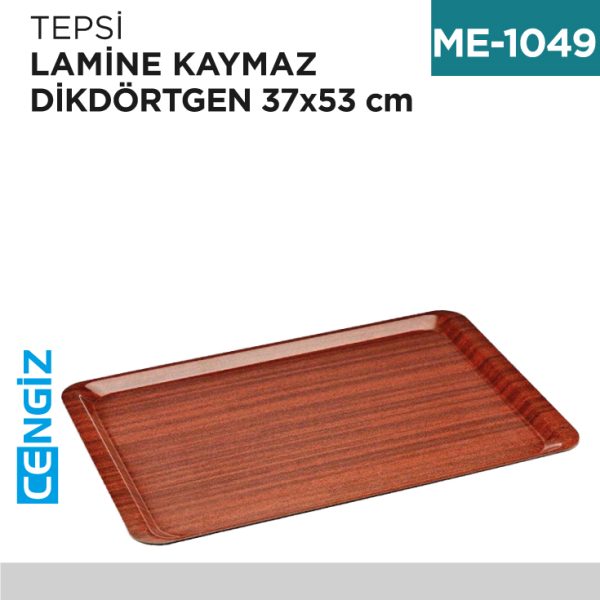 TEPSİ LAMİNE KAYMAZ 37 CM*53 CM
