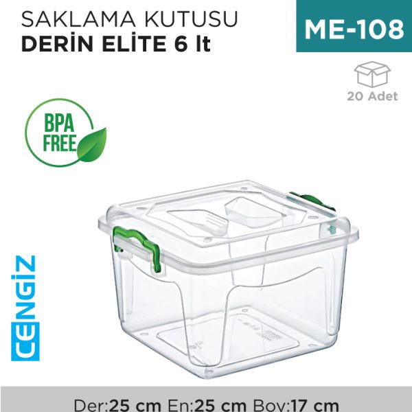 SAKLAMA KUTUSU DERİN ELİTE 6 LT (2650)
