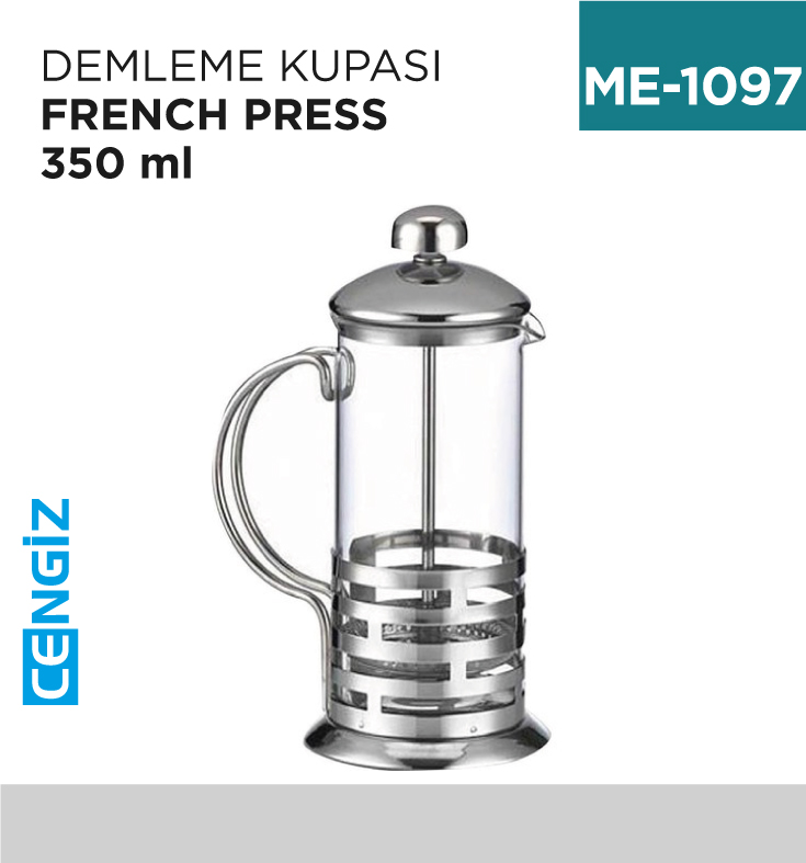 FRENC PRES BİTKİ DEMLEME 350 ML(7323)(1049)