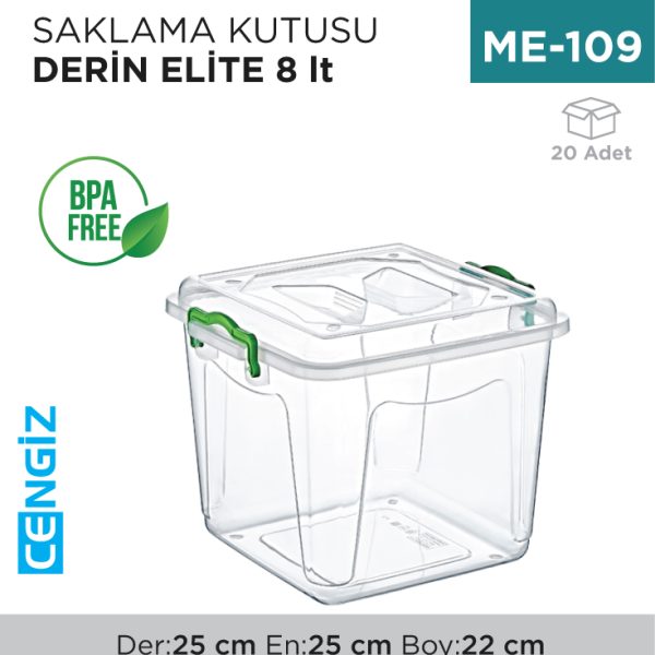 SAKLAMA KUTUSU DERİN ELİTE 8 LT (2652)