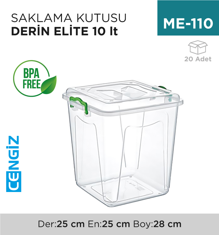 SAKLAMA KUTUSU DERİN ELİTE 10 LT (2654)